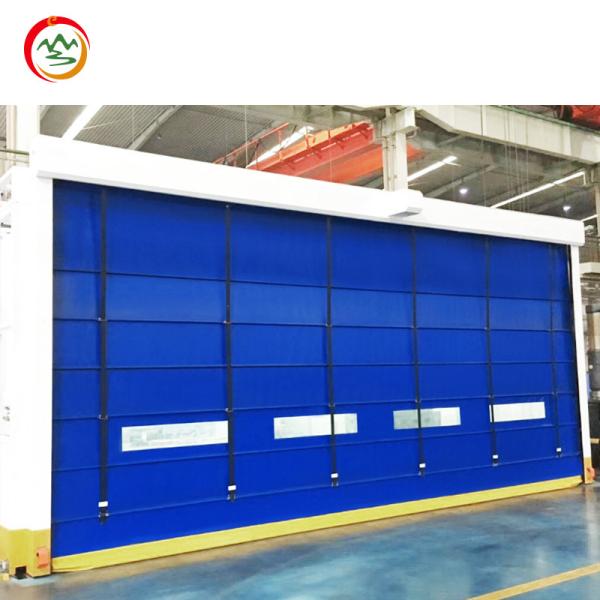 Original Industrial High-Speed PVC Flexible Door Automatic Roller Shutter Electric Induction Lift Fast Stacking Plywood Door