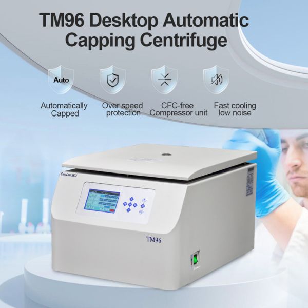 Automatic Blood Tube Decapper Centrifuge TM96/TM72/TM48 with 100% Decapping Rate