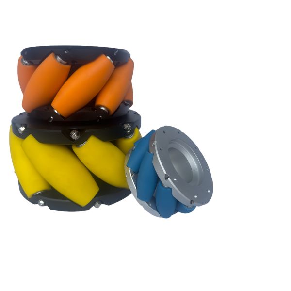 Customizable Size Mecanum Wheels, Core Motion Component to Achieve Full Omnidirectional Mobility For Automated Robot Chassis Systems