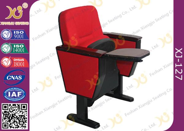 Short Back Auditorium Theater Seating With Tablet Hidden In Armrest
