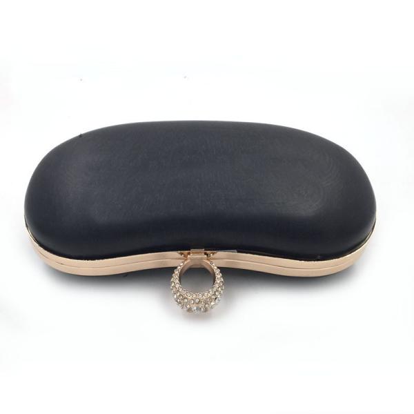 Bag accessories oval shape gold metal purse frame with plastic box