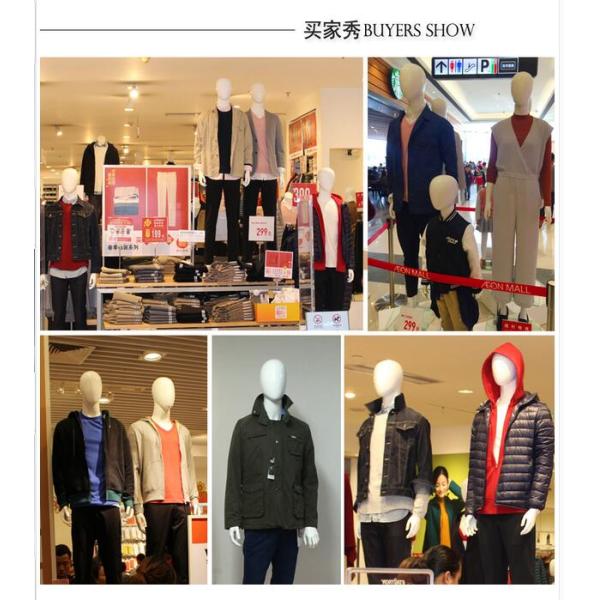 Fiberglass Male Standing / Seating Full Body Mannequin For Clothes Shop