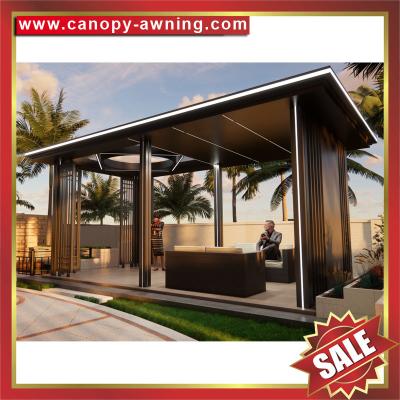 high quality outdoor garden park rain sunshade aluminum pavilion gazebo canopy awning shed shelter for backyard