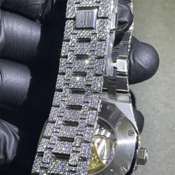 Natural Hip Hop Moissanite AP Watch