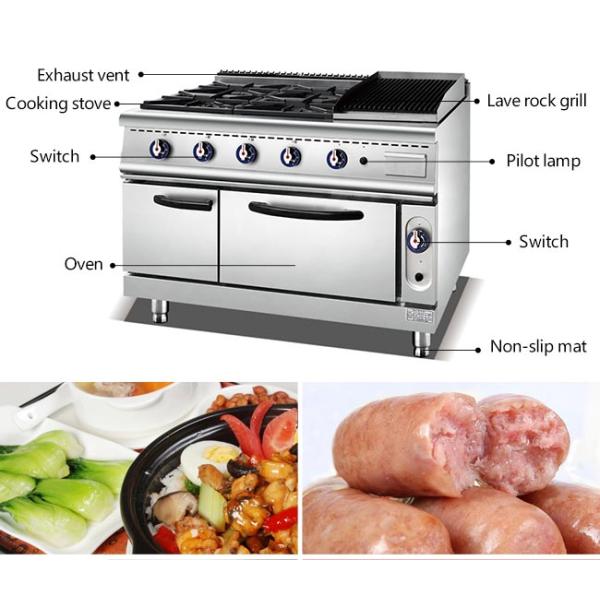 1200mm Stainless Steel Cooking Equipment