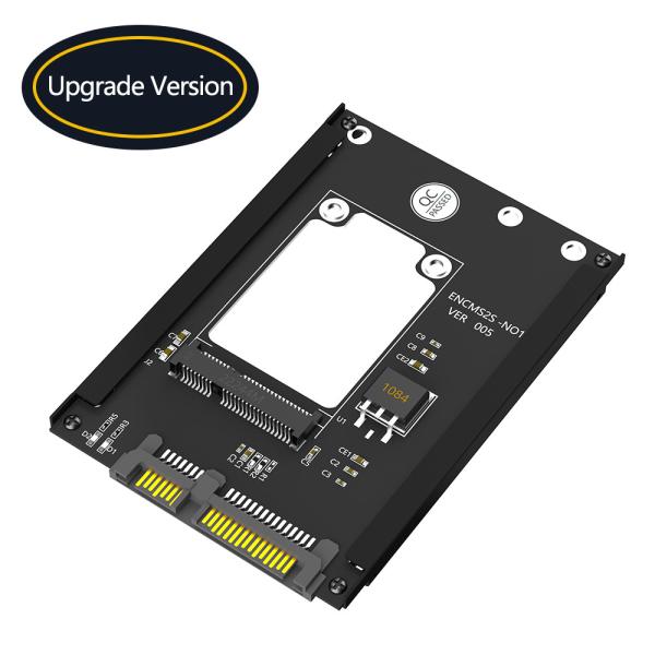 Aluminum 6Gbps MSATA SSD To 2.5" SATA III Adapter