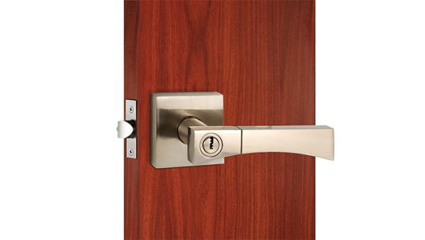 Chaves de latão Satin Níquel Sala Tubular Fechaduras de Porta Fácil de Instalação