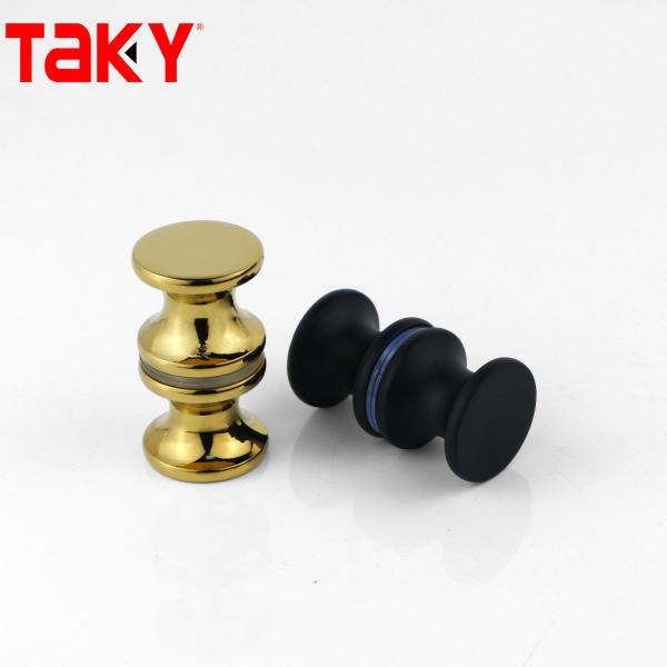 Round Bathroom Door Knobs for Shower Room Glass Sliding Door in 19/20/22mm Diameter