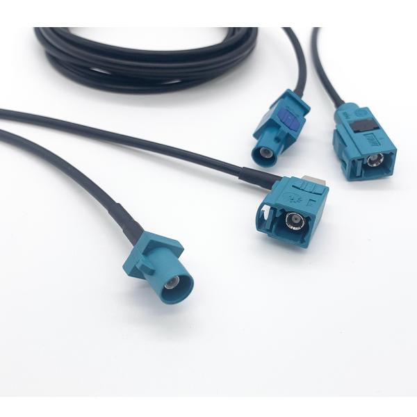 RF Coaxial RG174 Waterproof Electric Cable Fakra Z Female Jack To SMA Male 5m