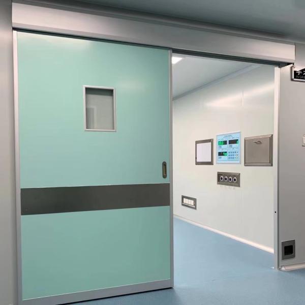 Airtight Sliding Hospital Doors Galvanized Steel Hermetically Sealed Door