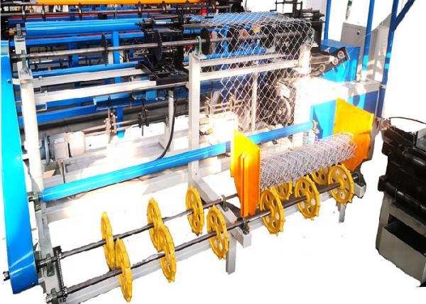 380v Cyclone Wire Diamond 1.8mm Semi Automatic Chain Link Machine