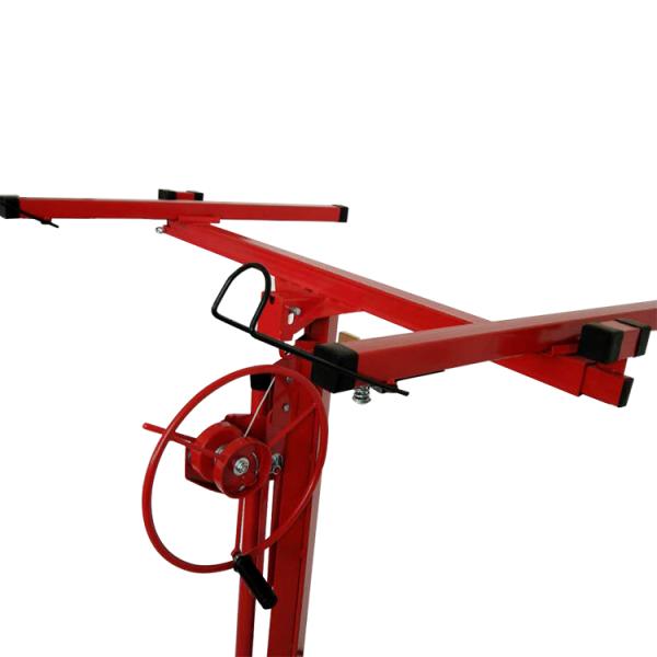 4.7m Gypsum Board Lift Welded Steel Drywall Panel Hoist With Hand Brake