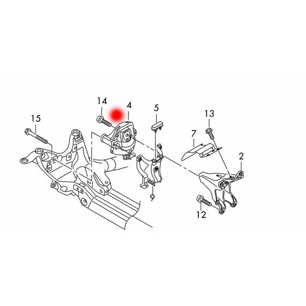 OEM 8R0199381AK 8R0199381AP Моторная установка для конвертируемого автомобиля AUDI A5