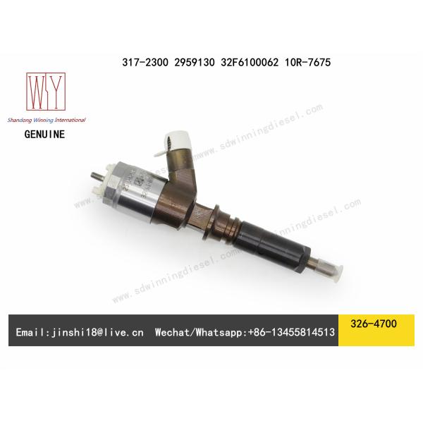 CATERPILLAR GENUINE AND NEW DIESEL C6 C6.4 FUEL INJECTOR 326-4700, 317-2300, 2959130, 32F6100062, 10R-7675 FOR 320D EXC