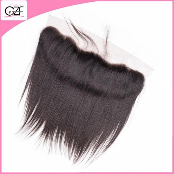 100% Virgin Human Hair Frontal Lace Closure with Baby Hair 13x4 Peruvian Virgin Hair Closure