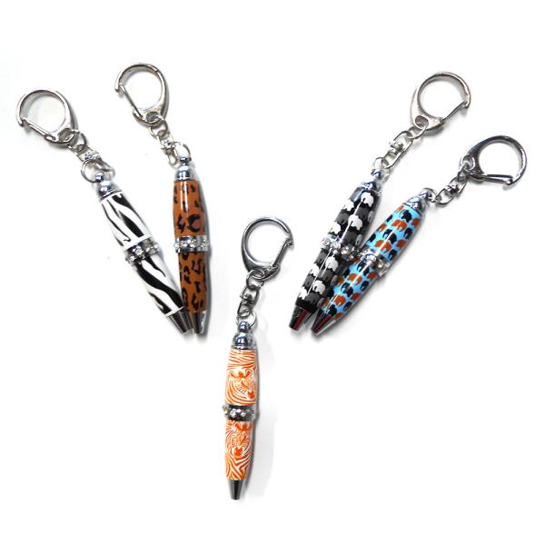 ODM Silk Screen Brass Mini Ballpoint Pen With Animal Printing