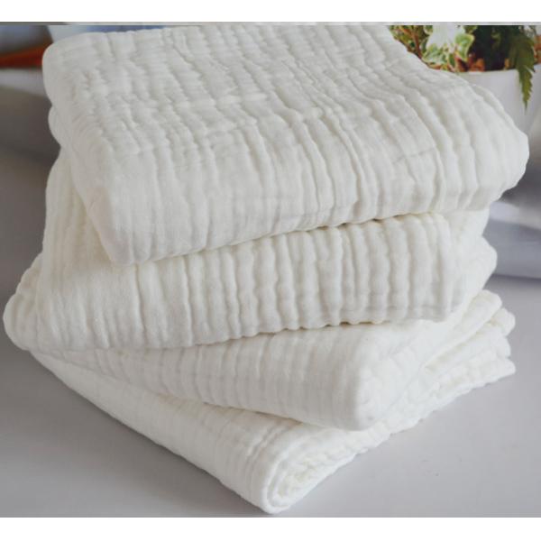 Ранг одежды чистые режимные белые двойные платья ткани марли 30S