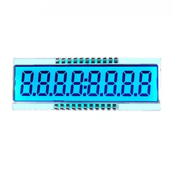 Wholesale 8 Blue Yellow Digit STN LCD Display From Chinese Manufacturer for Customized Products