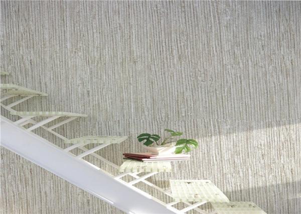 Fashion Soundproof Chivas PVC Leather Asian Style Wallpaper For Household 0.53*9.5m
