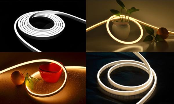 A série da extrusão conduziu tamanho 12V/24V de néon do silicone da luz da corda do cabo flexível o mini