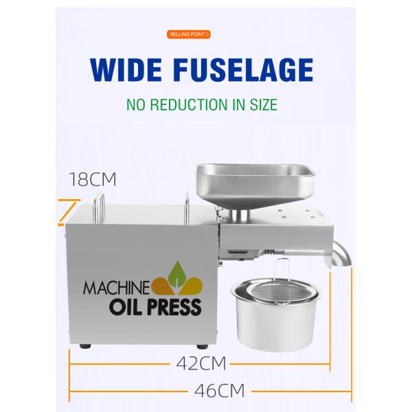 Automatic Grade High Yield Canola Oil Extraction Machine for Home Oil Press/Coconut Oil Squeezer