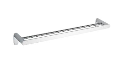 Double towel rail 87709-600,600mm-Square &Brass&Chrome color &matt black color & Bathroom Accessory&fittings&solid bar