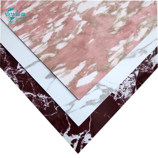 ISO9001 Certified Marble Grain ACP with High Impact Resistance and PVDF & PE Coating for Durable Wall Panels