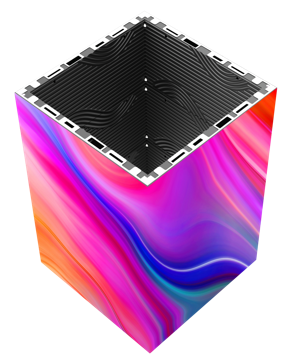 1000×500mm Paper Thin LED Screen Lightweight Front Access LED Screen