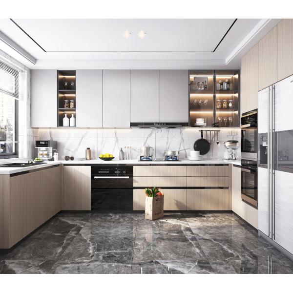 Modern Design High Gloss Kitchen Cabinet RTA Complete Set MDF Carcase