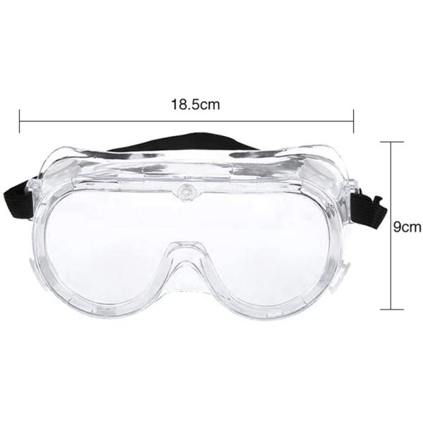 Sealed Surgical Safety Glasses Air Hole Direct Vent Unisex PVC 3m