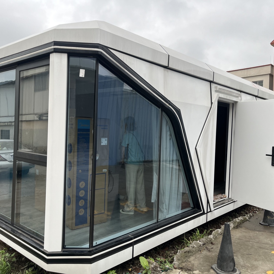 20ft Flat Pack Outdoor Steel Sandwich Panel Container House Workshop Hotel Park Scenic Warehouse Space Office Sales Booth
