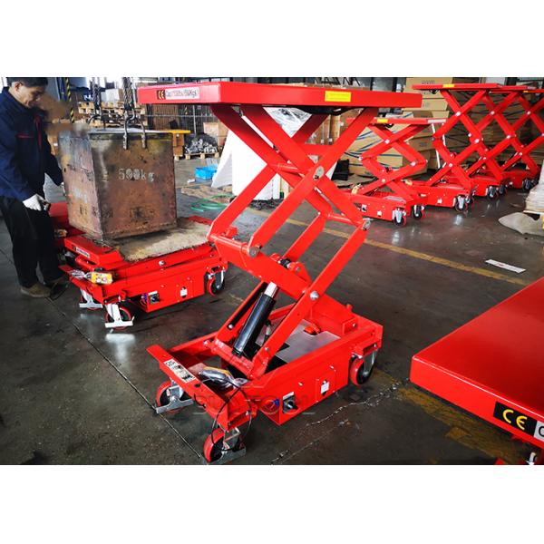 El móvil hidráulico eléctrico 500kg Scissor el acero de aleación de la tabla de elevación