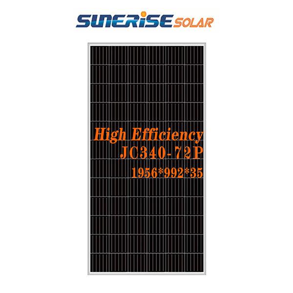IP68 340Watt Polycrystalline Solar Panel 156*156mm*72 Pcs Cells