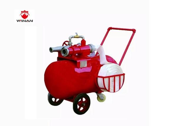 Portable Mobile Foam Fire Extinguisher On Trolley With Carbon Steel Wheeled
