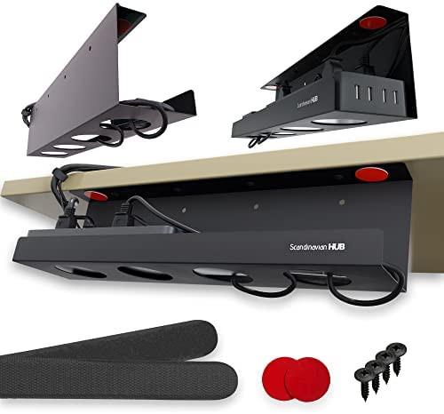 Electric Wire Cable Duct Systems Organize Cables with Under Desk Cable Management Tray