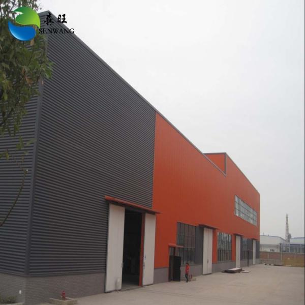 Custom Color Steel Structural Building with Skylight and X-Type Bracing
