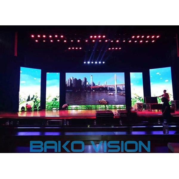 Advertising High Brightness Led Display 1/32 Scan P2.6 Seamless Electronics Stage