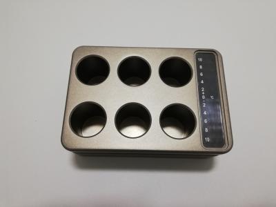 gelo modular da cremalheira do tubo de ensaio do metal do bloco 50ml livre para transferência refrigerando da amostra do congelador