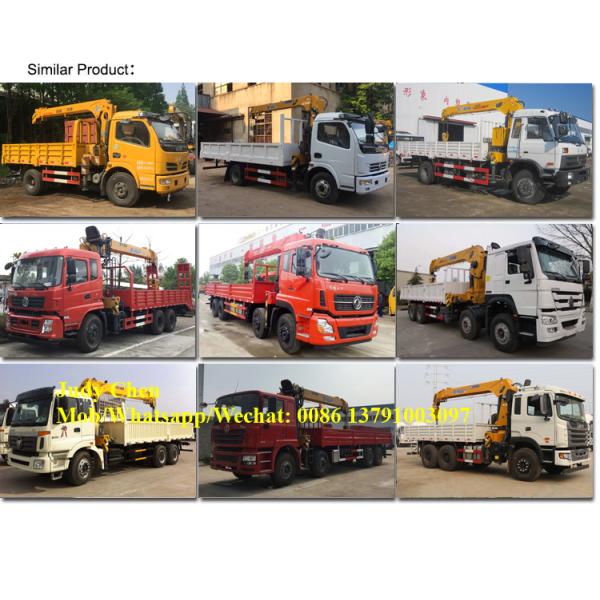 6X4 12 Tons Telescopic Boom Truck Mounted Crane