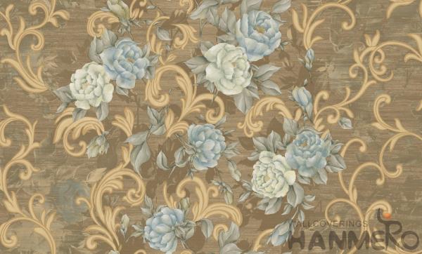 Strippable Home Decoration Wallcovering PVC Wallpaper Wholesale Price Beautiful Flower