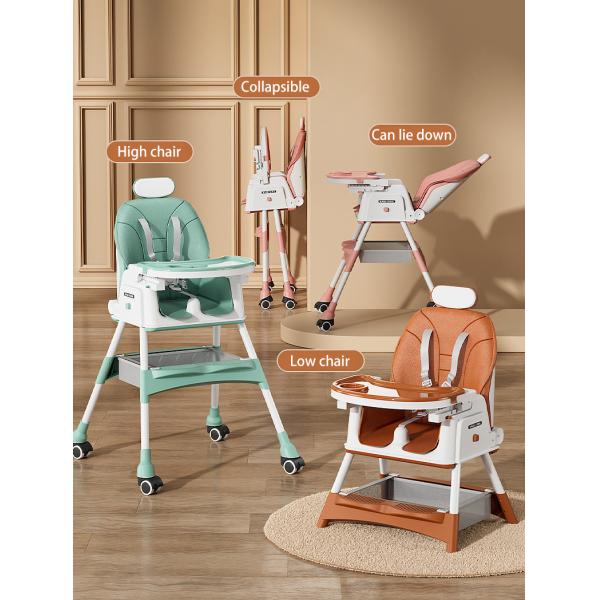 Multi Functional Portable Baby Dining Chair In Brown/Pink/Sky Blue/Green/Grey