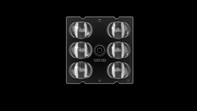 SMD 5050 Lente LED de potência que não produz raios UV para iluminação de rua LED