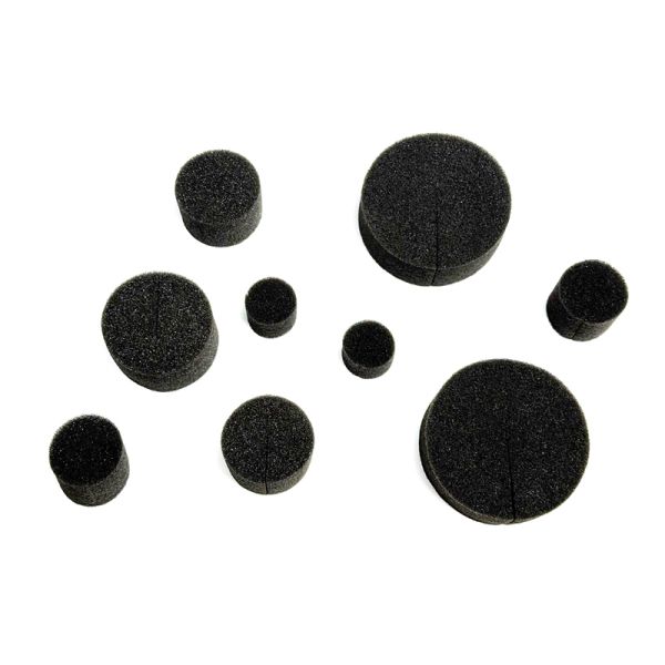 White Round Hydroponic Grow Sponge Seed Starter Plug For Indoor Gardening Planting