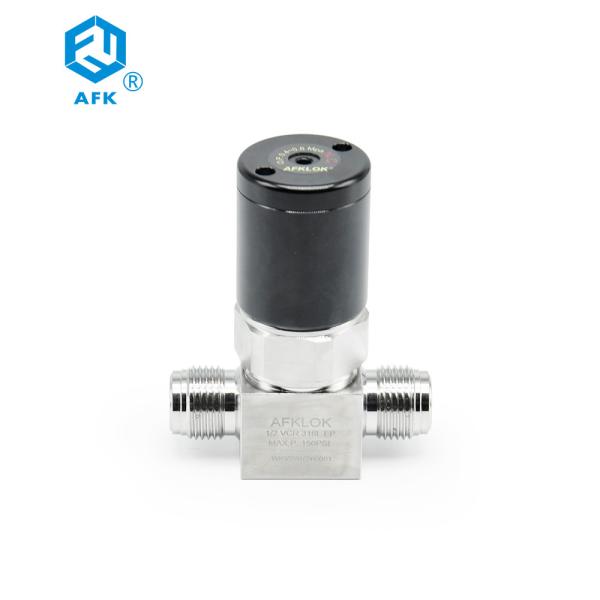 Da pureza Ultrahigh pneumática 316 da válvula de diafragma do VCR válvula de diafragma de aço inoxidável do EP