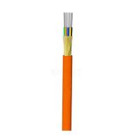Orange Indoor Fiber Optic Cable 24 Core Premise Tight Buffered Cable