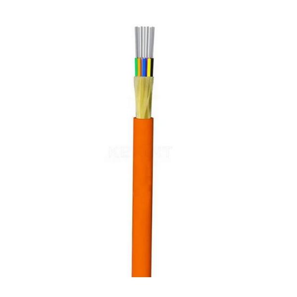Orange Indoor Fiber Optic Cable 24 Core Premise Tight Buffered Cable