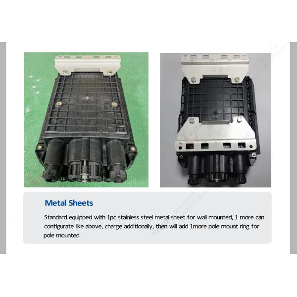 Коробка замка для канатов оптического волокна портов кабеля падения 16 FTTH, приложение распределительной коробки оптического волокна