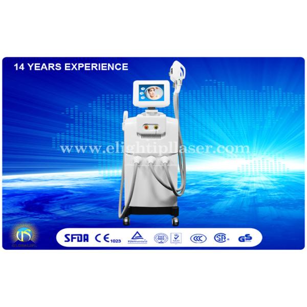 Skin Rejuvenation SHR IPL Machine With Screen Folded Up And Down