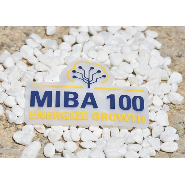 Transparent 0.8mm Thick TPU Printed Label Silicone Logo Custom