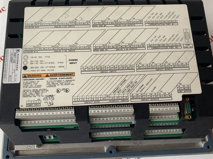 Woodward 9907-162 модулей PLC управлением губернатора цифров турбины регулятора